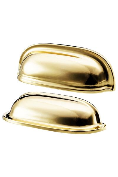 IKEA Eneryda 89 mm 2 buc. Mâner din alamă aurie pentru mobilier dulap sertar mânere