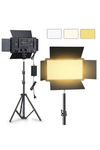 whitetech Sony Bataryalı (2 Adet) 3200-6500 K Profesyonel Fotoğraf Ve Video I...