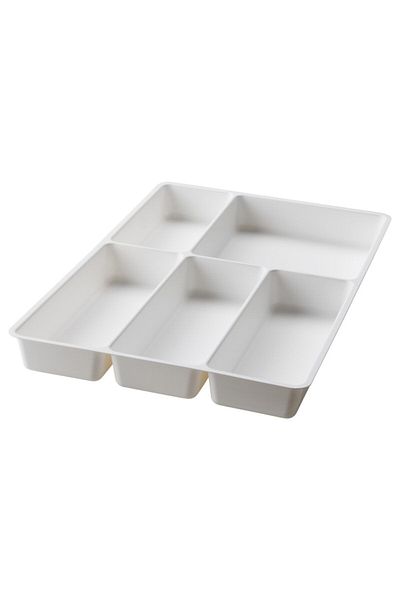 IKEA Stodja Cutlery Holder White 31x50 Cm