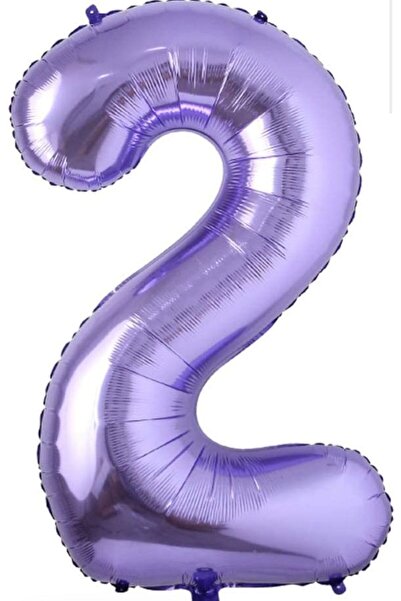 Çemrek Süs Parti بالون فويل بنفسجي لعمر سنتين 40 بوصة