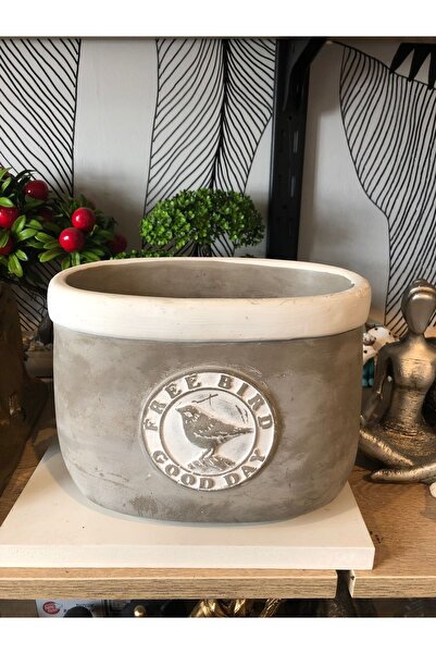 Atak Hediyelik Dekoratif stonewar porselen taş vazo