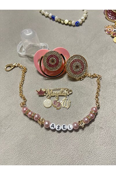 Bygulsahozdemir Pembe nazar modeli 3 lü set