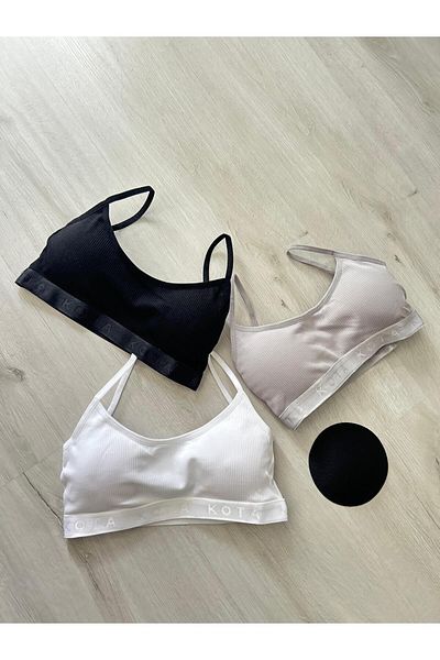 ParisTrend Rope Strap Padded Camisole Short Tank Top