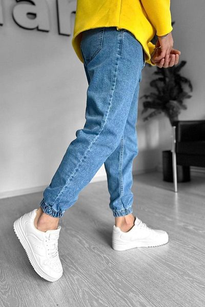 NO61 MAN Jogger Elastic Waist Lycra Blue Color Jeans