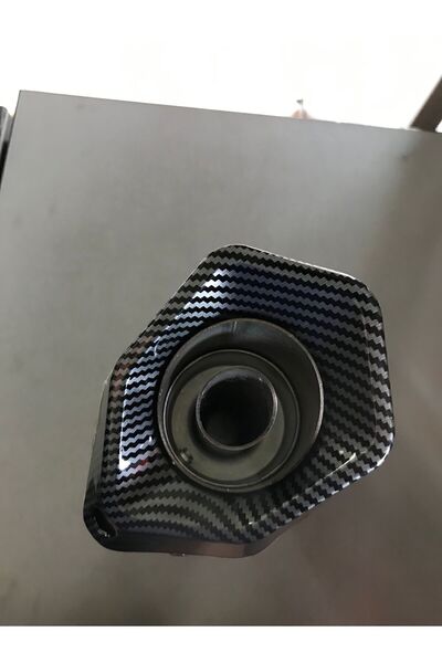 ercn Akrapovic Egzoz Gri Karbon Renk 100cc Üstü Motorlara Uyumlu
