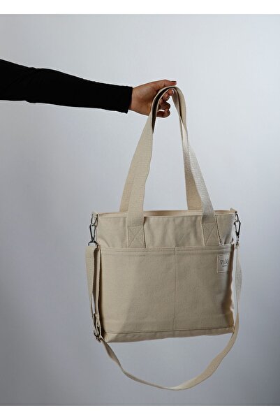 VAGO COLLECTION Canvas Bag College Model Zippered