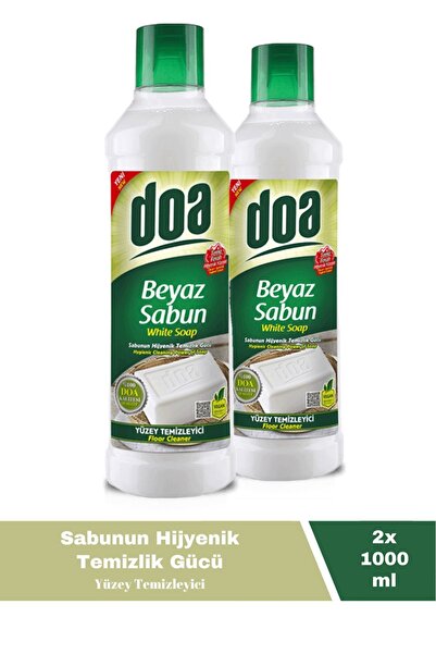 Doa Yüzey Temizleyici Beyaz Sabun 1000 ML X2 Adet