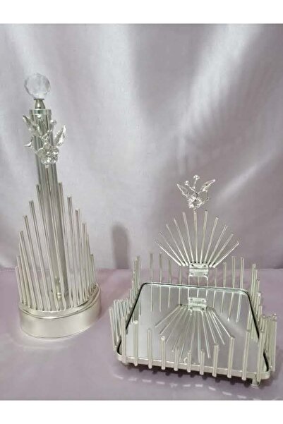 moda atölyesi Kavanoz Seti Baharatlık Gümüş Konsept