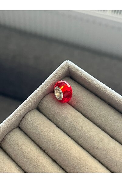 asaf Petek kesimli murano charm | gümüş kaplama