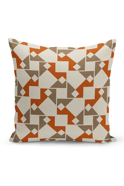 Bertille Home Κάλυμμα μαξιλαριού ριχτάρι σειράς Classic με ψηφιακή εκτύπωση διπλής όψης