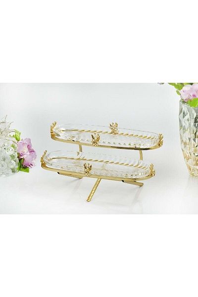 AZADE BAKIR Azd-0152 2 Tier Presentation Rack
