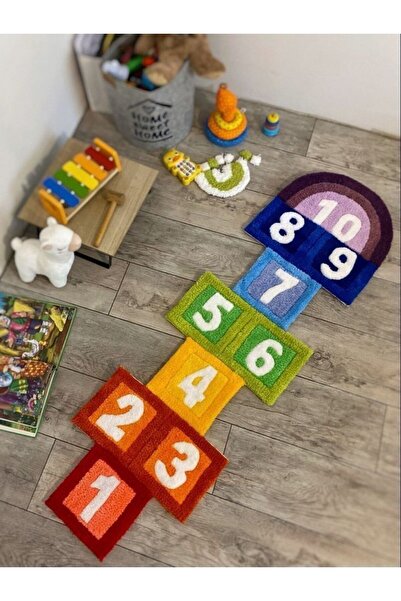 dogaf Çocuk oyun halısı Dekor halı Biblo Obje hediye çocuk odası