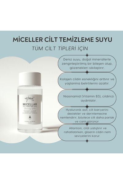 Homm Bitkisel Homm Life Miceller Cilt Temizleme Suyu 200 ml