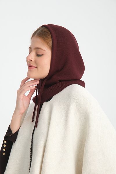 VEGA MODA Adjustable Knitwear Headboard - Balaclava, Beanie, Hooded - Knitwear Knit Balaclava