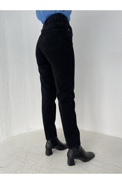 DRC trend Токіо Чорні джинси з лікрами та високою талією