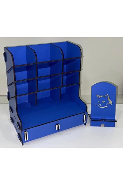 Genel Markalar Telefon Tutucu HEDİYELİ Çekmeceli Masa Üstü Kalemlik Organizer...