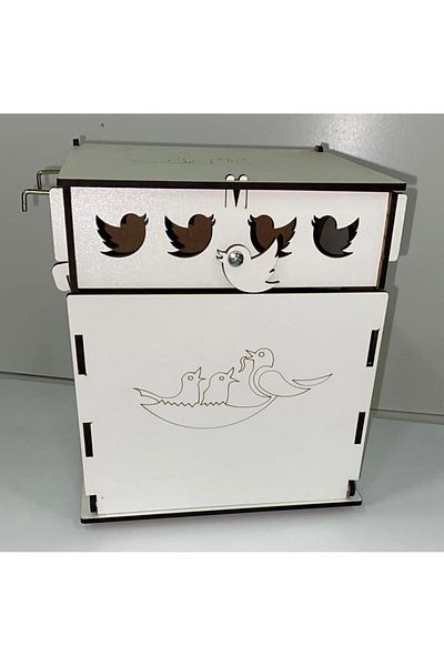 Vuslat Hediyelik 20X21X25CM Reversible Budgie Nest