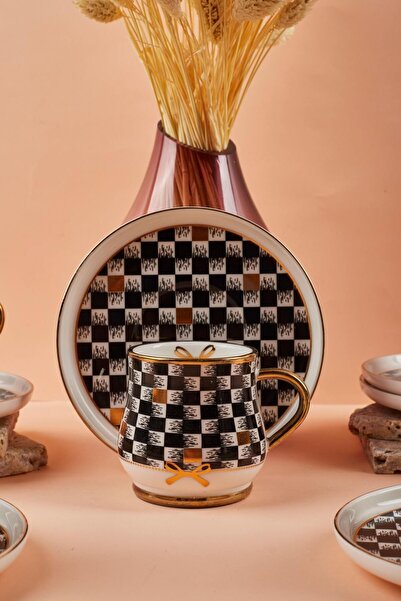 Perotti Chessy 6-Piece Porcelain Coffee Cup-42