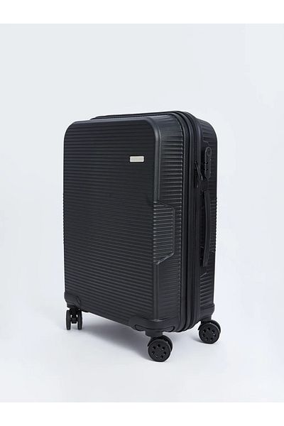 LC Waikiki ΑΞΕΣΟΥΑΡ LCW - Μαύρη βαλίτσα μεσαίου μεγέθους, με λεπτομέρεια κλειδαριάς