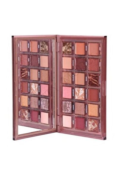 MST COSMETİC 18-Piece Mirrored Headlamp Palette - Fr7383 Model