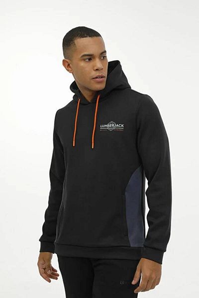 lumberjack A10145052308010 101450523 Ml Madrid-C 17Ty605 3Pr Мъжки суитшърт Lumberjack ЧЕРЕН/АНТРАЦИТ