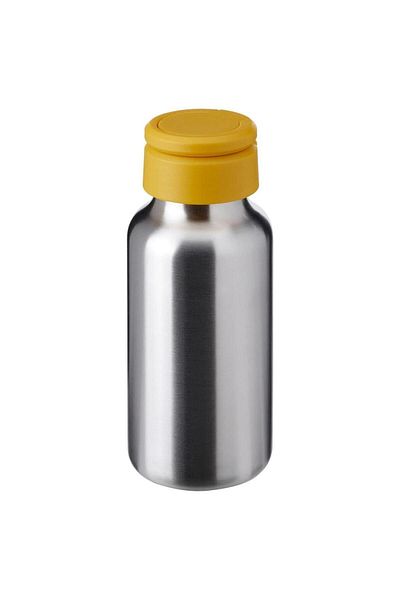 IKEA Stainless Steel Water Bottle - 0.3 lt - Enkelsparig and Yellow