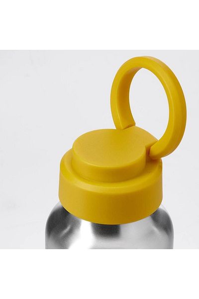 IKEA Stainless Steel Water Bottle - 0.3 lt - Enkelsparig and Yellow