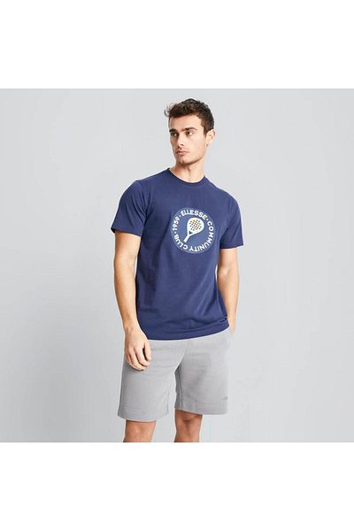 Ellesse Ανδρικό μπλουζάκι Navy Blue - Em185
