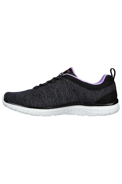 SKECHERS Purple Black Walking Shoes - 104410 -Bkpr