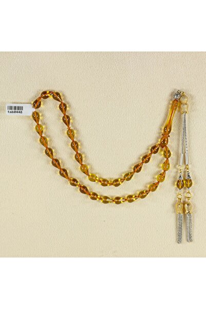 Tesbih Kardeşliği Su Damlası Model Zar Kehribar