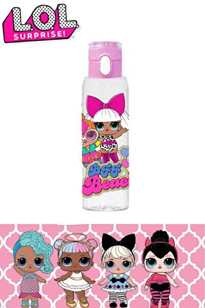 Herevin Lisanslı Matara, Lol Desenli Düğmeli Tüp Okul Suluğu, Sızdırmaz Öğrenci Suluk 500ml