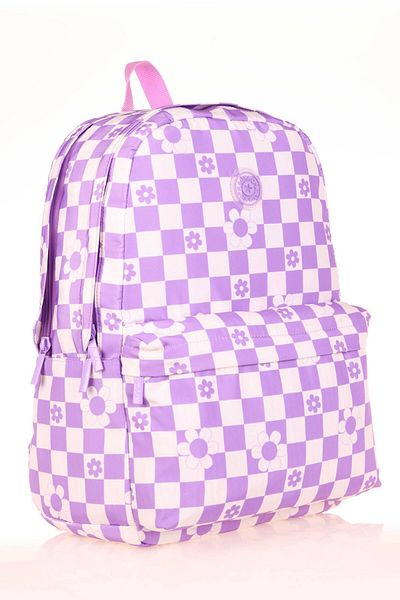 KAUKKO Lilac Papatya Nature Soft Backpack - K1715