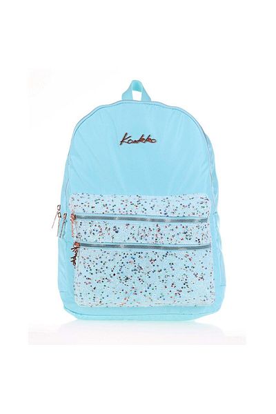 KAUKKO Stoned Sequin Turquoise Magic Dreams Backpack - K1547
