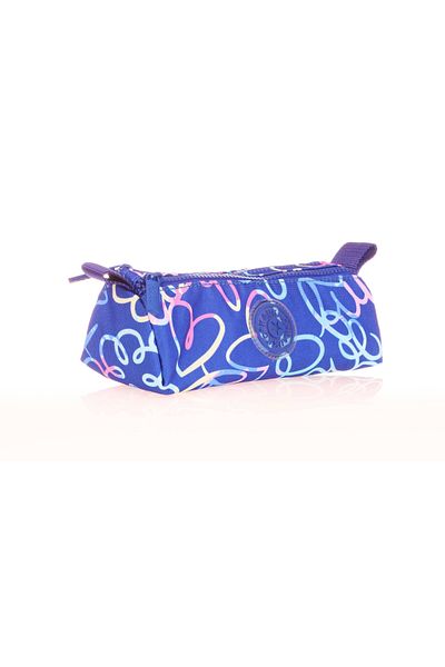 KAUKKO Crazy Triangle Dual Pencil Bag - Edinburgh K2568