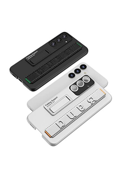 m.tk moveteck Galaxy S24 Plus Kılıf Standlı El Tutacaklı Redclick Band Kapak