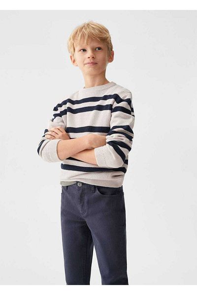 MANGO Kids Dark Blue Pants for Kids