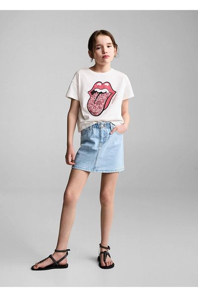 MANGO Kids Μπλουζάκι The Rolling Stones