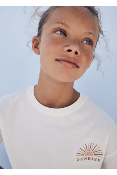 MANGO Kids Κεντητό T-Shirt