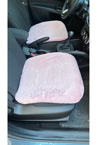 Oto Aksesuarcım Πούδρα ροζ μαλακό βελούδινο κάλυμμα - Μαξιλάρι προστασίας καθ...