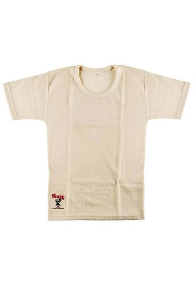 Hasyün Girl's Thin Wool Undershirt Short Sleeve Undershirt 500 - 1 Piece