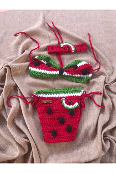 SİHİRLİ ELLER Örgü Bikini kostümü