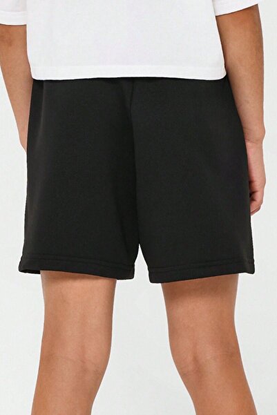 şetakids Çocuk Siyah Düz Yazlık Şort