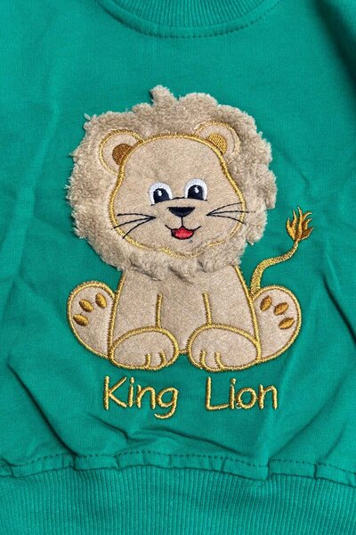 Peki 5-piece Baby and Child Cotton Lion KingLeonKing Embroidered Gift Set - Fan 14568