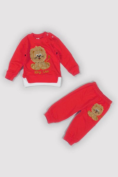 Peki 5-piece Cotton Lion KingLeonKing Nakislı Children's Gift Set - Fan 14568