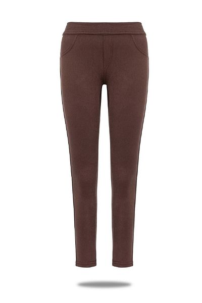 FSM1453 Girl's Cotton Normal Waist Jean Trousers Lycra Colored Lycra Leggings -354