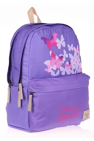 KAUKKO Layer Purple Butterfly Scoala Si Rucsac Zilnic - Fluture - Fata