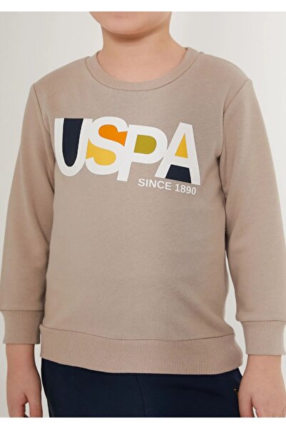 U.S. Polo Assn. ΒΑΣΗ. Σετ φόρμας Polo Assn Perfect Beige Boy