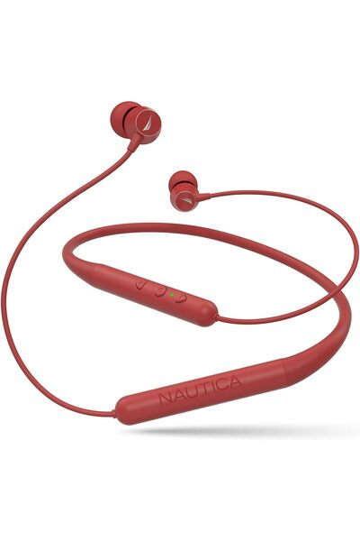 Nautica B310 Stereo Boyun Askılı Kablosuz Kulak Içi Sporcu Kulaklık Kırmızı