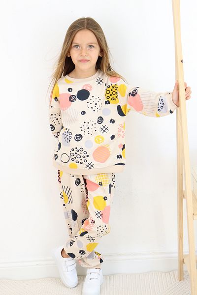 Harika KIDS Medium Thick Girl's Tracksuit Set
