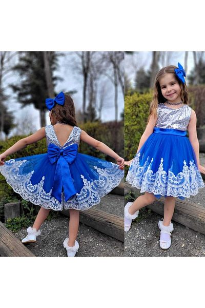 Sare Çocuk Giyim Laced Party Dress